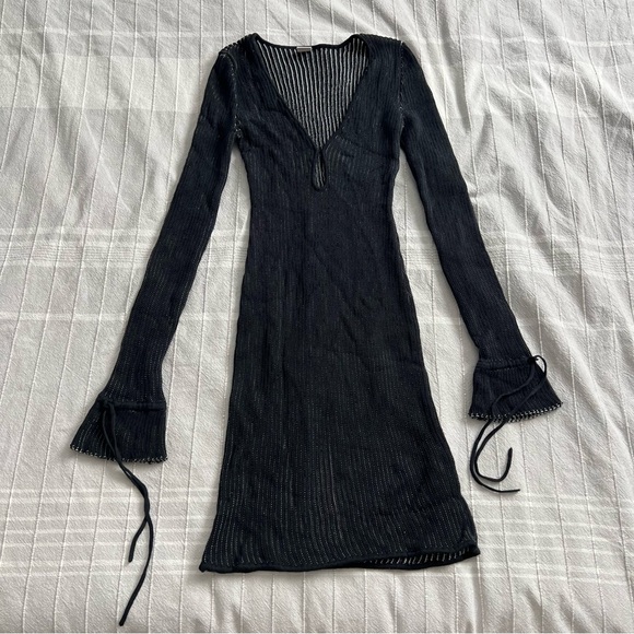 NEW ALE BY ALESSANDRA x REVOLVE Nova Sweater Dress in Black Size Small - Picture 4 of 12